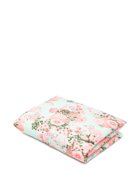  Miss Blumarine Floral-print Blanket - Blue 
