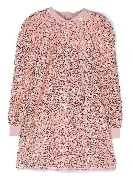  Miss Blumarine Sequin-design Shift-dress - Pink 