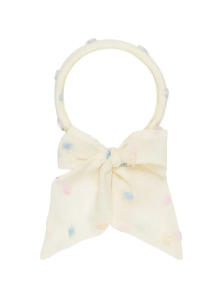  Miss Grant Kids Bow-appliqué Headband - Neutrals 