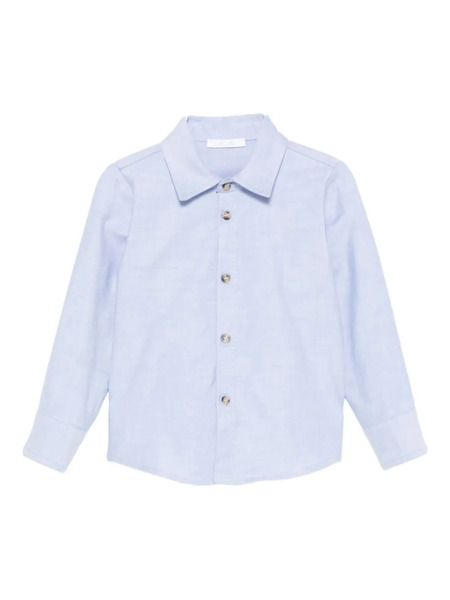  Miss Grant Kids Button-down Long-sleeve Shirt - Blue 