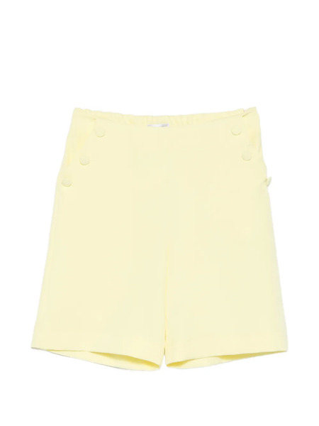  Miss Grant Kids Button-embellishment Shorts - Yellow 