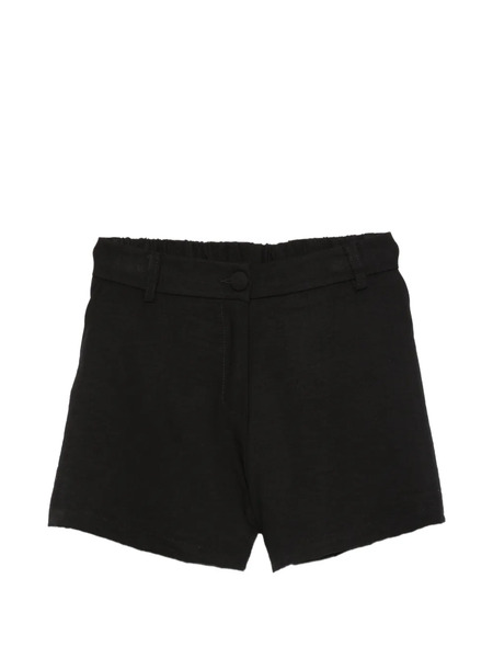  Miss Grant Kids Button Shorts - Black 