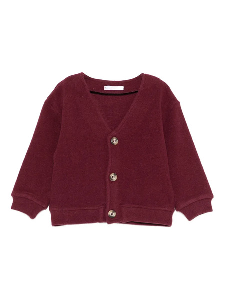  Miss Grant Kids Buttoned Baby Cardigan - Red 