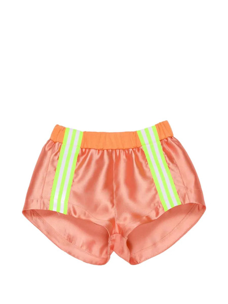  Miss Grant Kids Elasticated Stripe Shorts - Orange 
