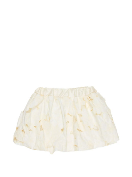  Miss Grant Kids Elasticated-waistband Skirt - Neutrals 