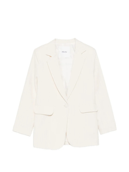  Miss Grant Kids Pinstripe-pattern Blazer - Neutrals 