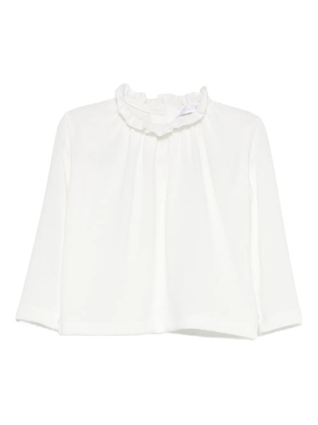  Miss Grant Kids Ruffled Top - White 
