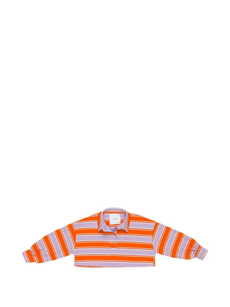  Miss Grant Kids Striped Top - Orange 