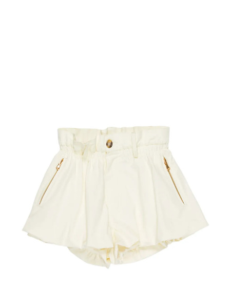  Miss Grant Kids Zip-pocket Shorts - Neutrals 