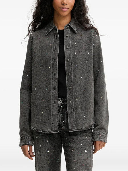  Miss Sixty Embellished Shirt - Grey 