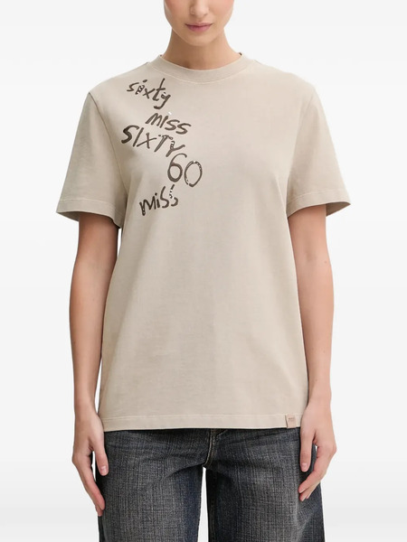  Miss Sixty Embroidered T-shirt - Neutrals 
