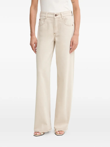  Miss Sixty Five-pocket Logo-patch Jeans - Neutrals 