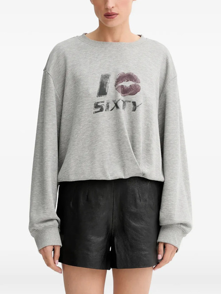  Miss Sixty Graphic Print Sweatshirt - Grey 