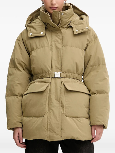  Miss Sixty Hooded Belted Coat - Green 