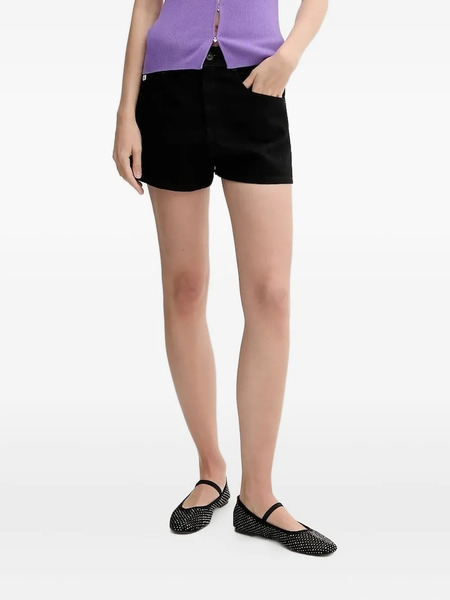  Miss Sixty Straight-hem Denim Shorts - Black 