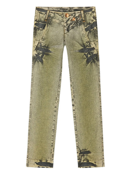  Miss Sixty X Knwls Tie-dye Jeans - Green 