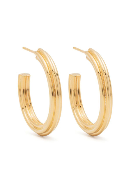  Missoma Ridge Hoop Earrings - Gold 