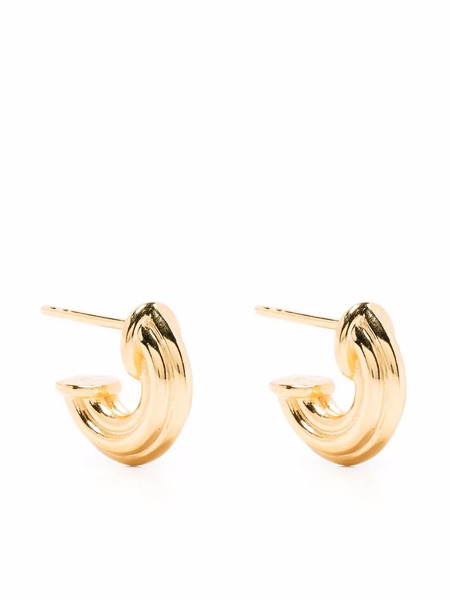  Missoma Ridge Hoop Huggies - Gold 