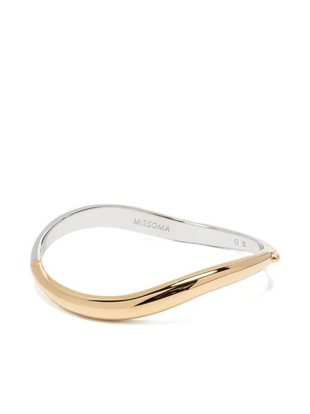  Missoma Savi Signature Hinged Bangle - Gold 