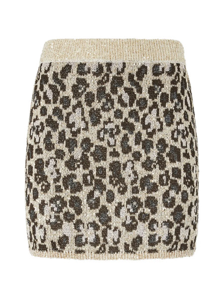  Missoni Animal-print Mini Skirt - Neutrals 