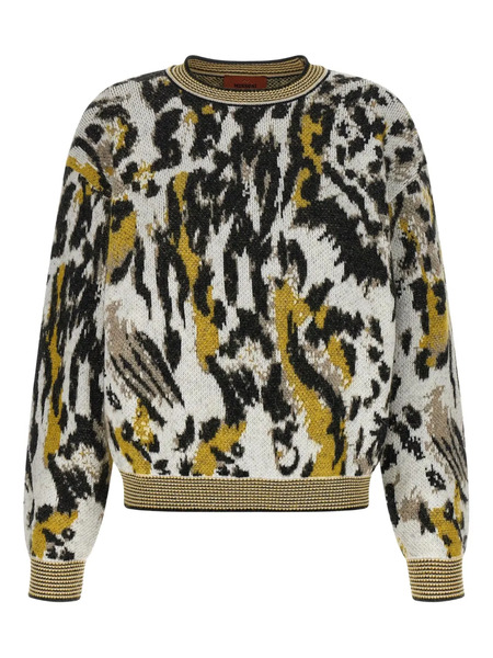  Missoni Animalier Patterned Sweater - Black 