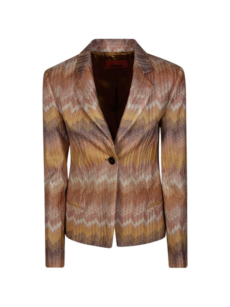  Missoni Chevron Blazer - Brown 