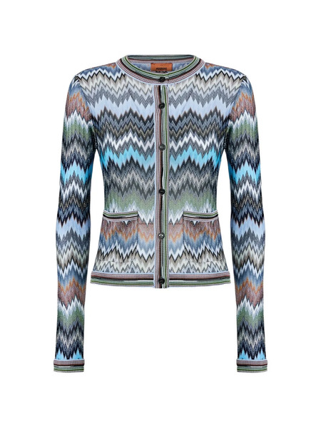  Missoni Chevron Cardigan - Blue 