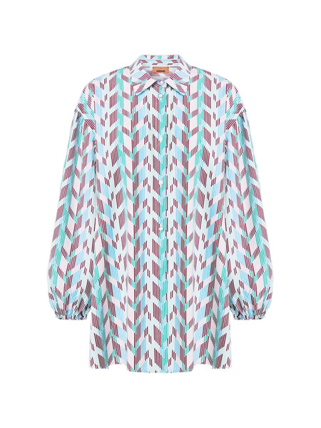  Missoni Chevron-pattern Shirt - White 