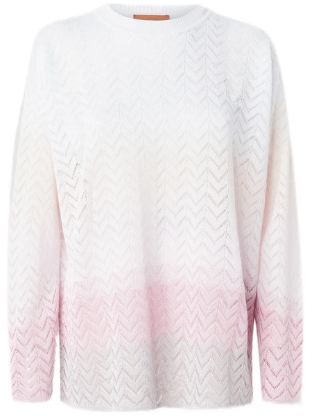  Missoni Chevron Sweater - White 