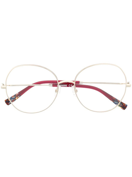  Missoni Eyewear Round Frame Sunglasses - Silver 