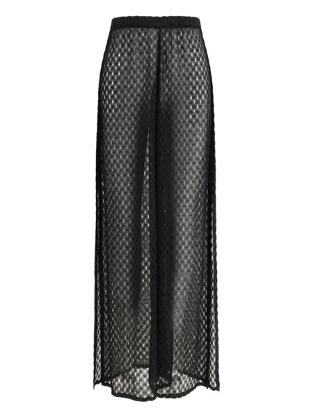  Missoni Geometric-patterned Trousers - Black 