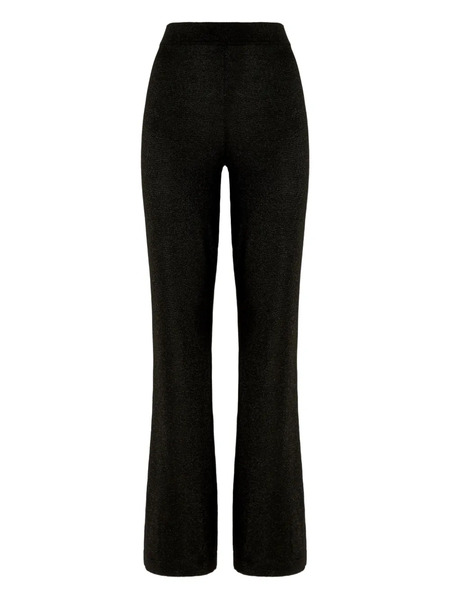  Missoni Glitter-knit Flared Trousers - Black 