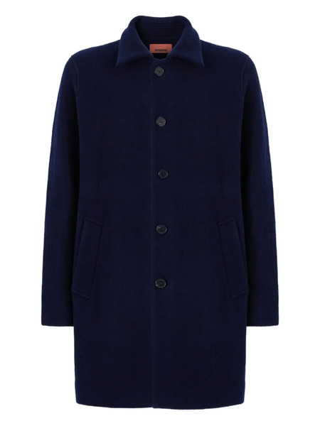  Missoni Herringbone Wool Coat - Blue 