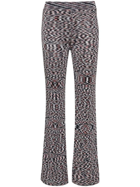  Missoni High-waist Flared Trousers - Blue 