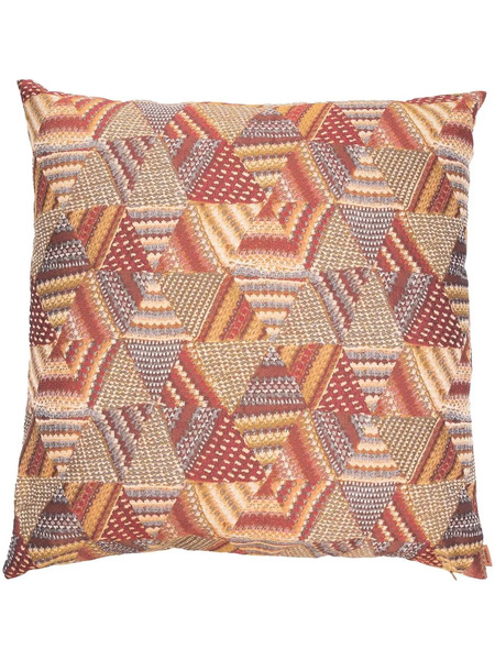  Missoni Home Berkeley Geometric-jacquard Cushion - Red 