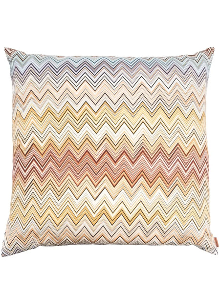  Missoni Home Chevron-print Square Cushion - Neutrals 