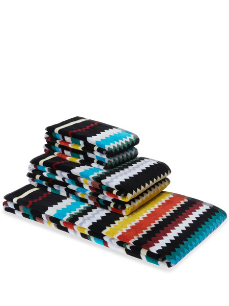  Missoni Home Curt Towel Set (set Of Five) - Black 