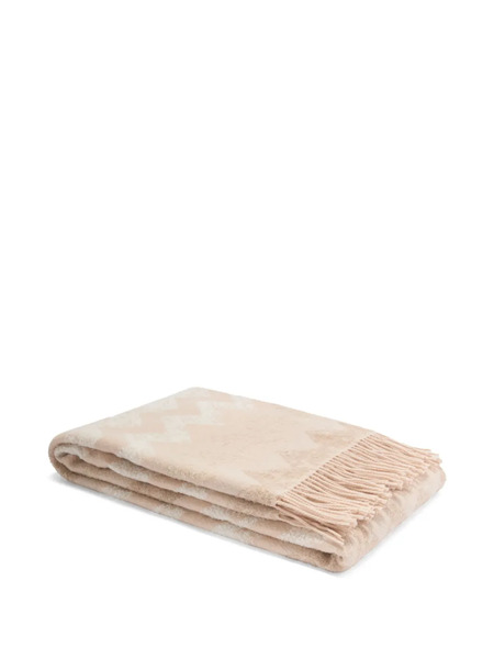  Missoni Home Gessetti Throw (130cm X 190cm) - Neutrals 