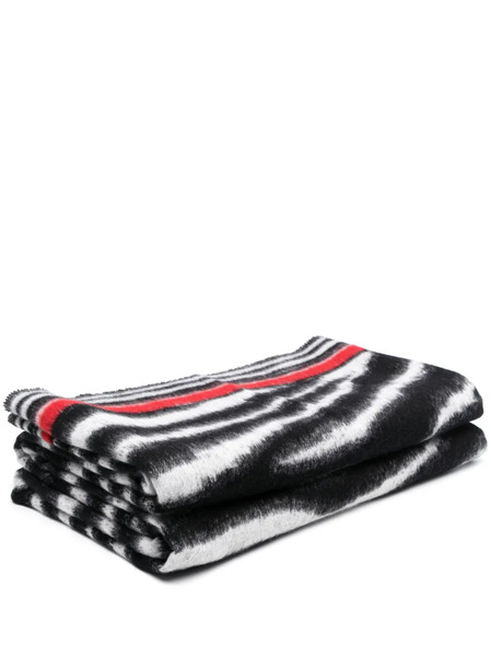  Missoni Home Graphic-print Wool Blanket - Black 