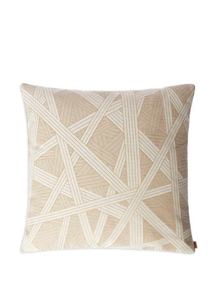  Missoni Home Nastri Geometric-pattern Cushion (60cm X 60cm) - Neutrals 