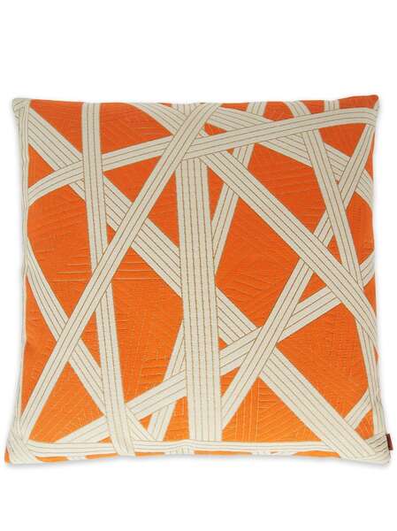  Missoni Home Nastri Multi-way Stripe Cushion - Orange 