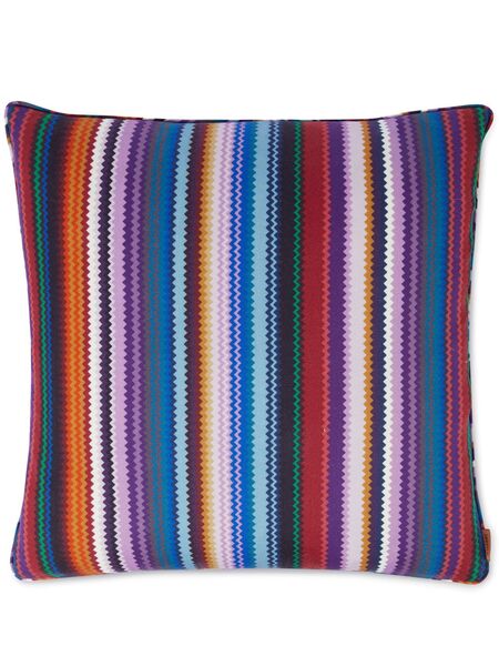  Missoni Home Shanghai Zigzag Wool Cushion (40cm) - Metallic 