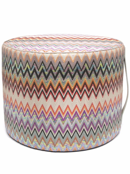  Missoni Home Signature Zigzag Footstool - Neutrals 
