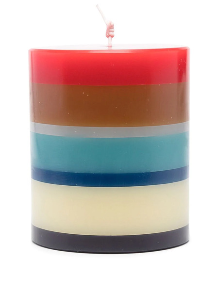  Missoni Home Single-wick Striped Candle - Red 