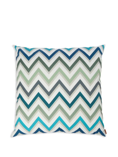  Missoni Home Watamu Chevron-pattern Cushion - White 