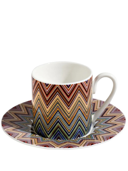  Missoni Home Zig Zag Coffee Cup (set Of 2) - Multicolour 