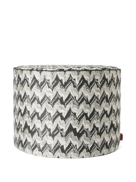  Missoni Home Zigzag-pattern Stool - Black 