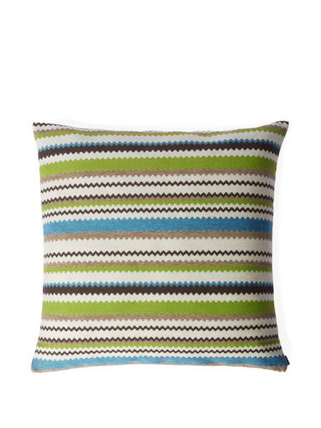  Missoni Home Zigzag-print Cushion - Blue 