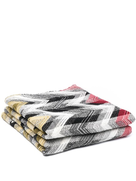  Missoni Home Zigzag-woven Blanket - Yellow 