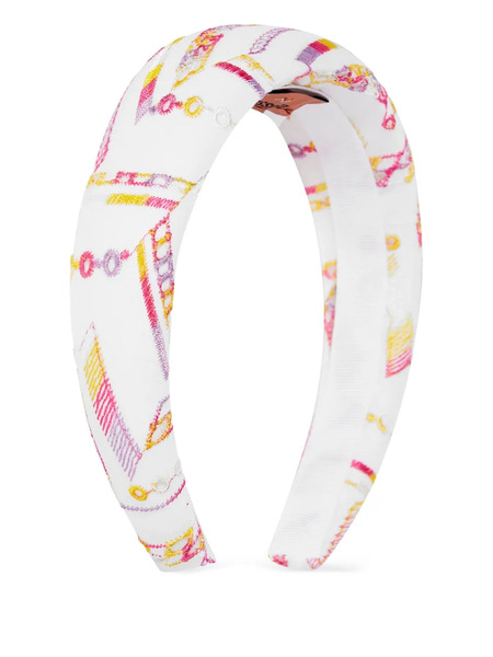  Missoni Kids Embroidered Headband - White 